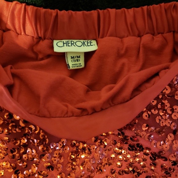 Red Sequined Skirt (Sweater sold Separately) - Picture 3 of 3